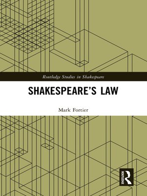 cover image of Shakespeare's Law